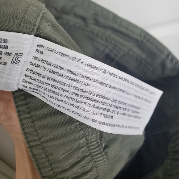 Abercrombie & Fitch Olive Green High Rise Relaxed Cargo Utility Pants - Picture 10 of 10